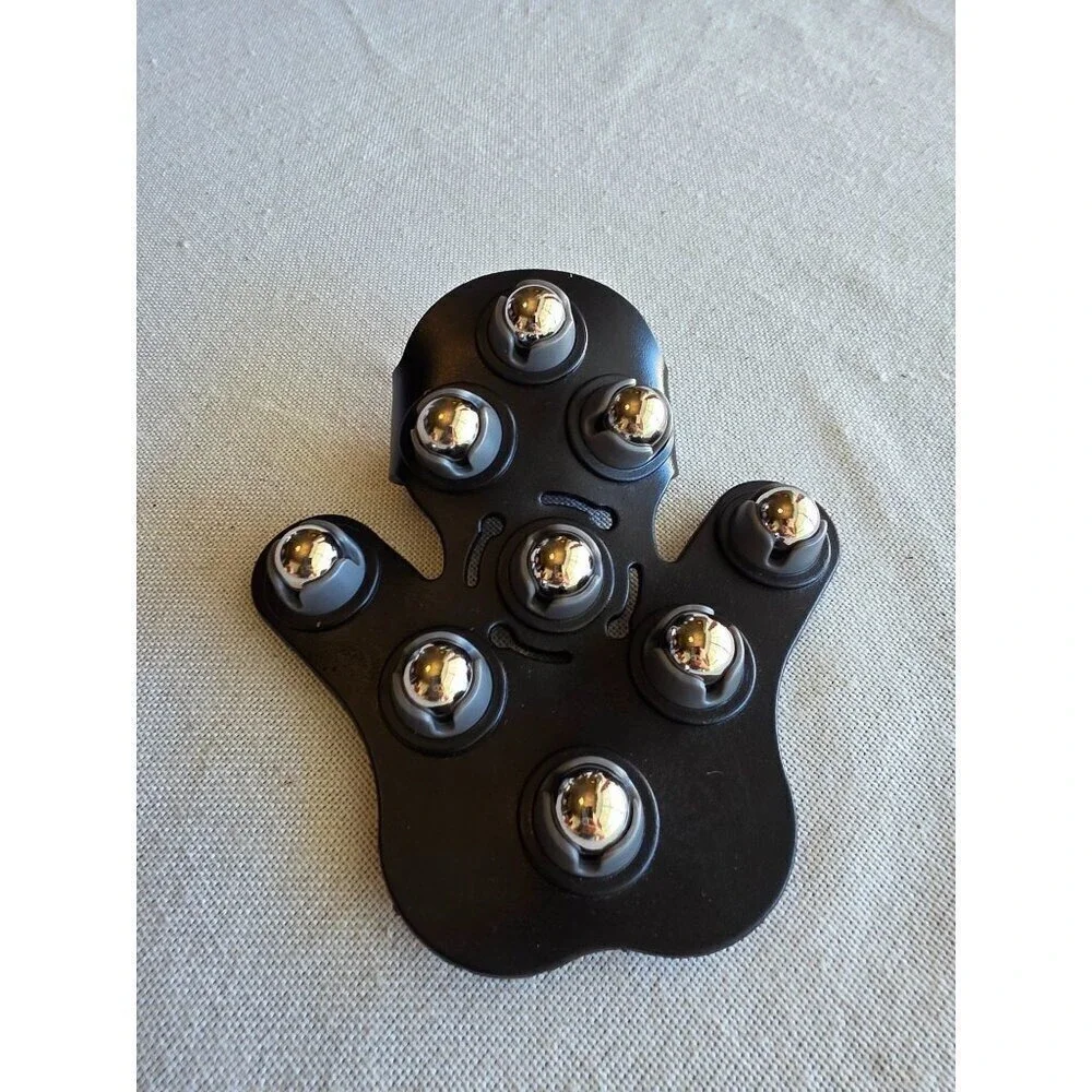Portable Massage Glove Mitt Silicon Palm Shaped Stress Relax Massager with 360 R